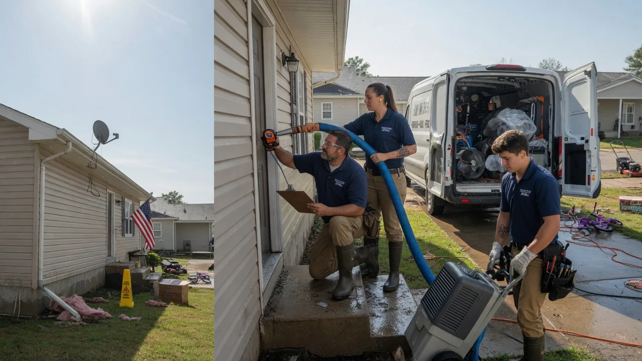 Ceiling Water Damage Restoration in Waldo, OH near me